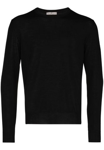 crew neck merino wool sweater