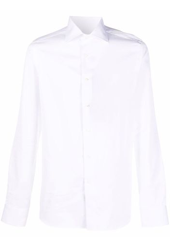 Canali Camisa long-sleeve lighters shirt - Bianco