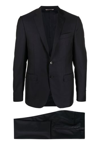 Canali single-breasted two-piece suit - Blu