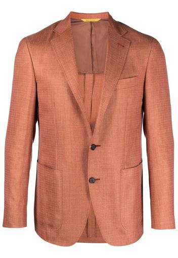 Canali single-breasted blazer - Arancione