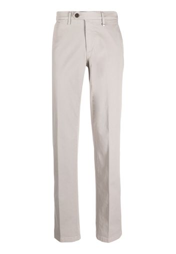 Canali mid-rise straight-leg trousers - Toni neutri