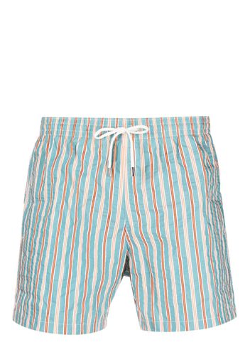 Canali striped swimming shorts - Blu