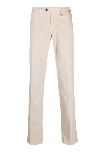 Canali mid-rise tailored trousers - Toni neutri