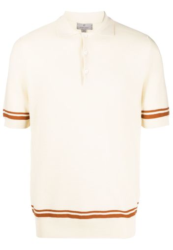 Canali short-sleeve cotton polo - Toni neutri