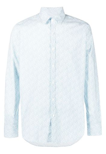 Canali Camicia con stampa - Blu