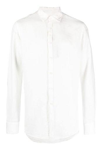 Canali long-sleeve linen shirt - Bianco