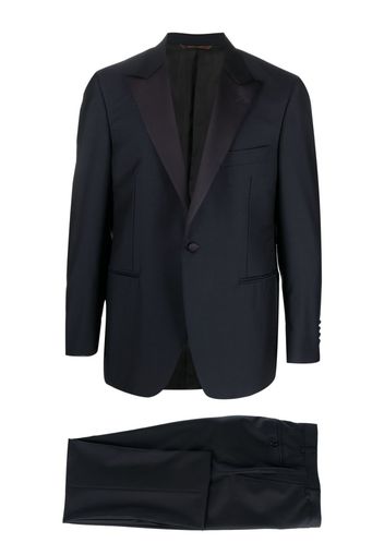 Canali single-breasted wool suit - Blu