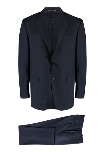 Canali single-breasted wool suit - Blu