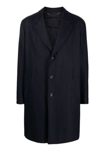 Canali Cappotto monopetto lungo - Blu