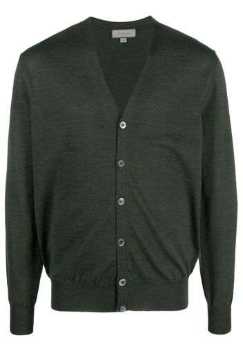 Canali Cardigan con scollo a V - Verde