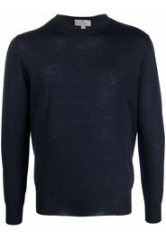 Canali crew neck merino sweatshirt - Blu