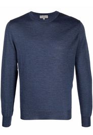 Canali fine-knit jumper - Blu