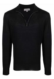 Canali knitted zip top - Nero