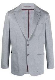 Canali Blazer monopetto a quadri - Blu