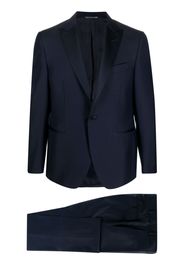 Canali single-breasted wool dinner suit - Blu