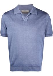 Canali short-sleeve polo shirt - Blu