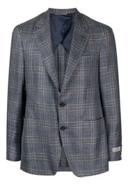 Canali Blazer a quadri - Blu