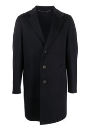 Canali single-breasted notched-lapels coat - Blu