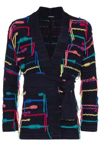 Cardigan con frange