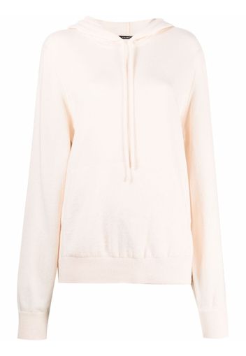 Canessa fine knit cashmere hoodie - Rosa