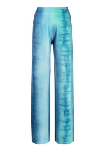 Canessa Pantaloni con fantasia tie-dye - Blu