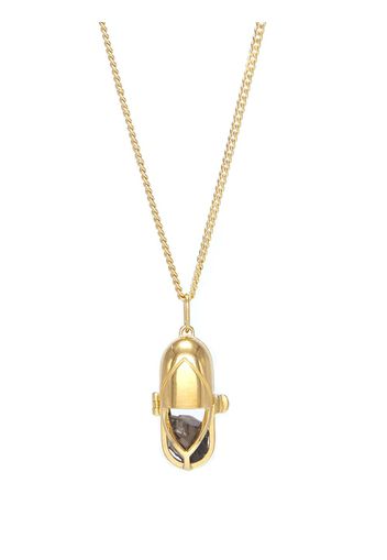 CAPSULE ELEVEN capsule crystal pendant necklace - Oro