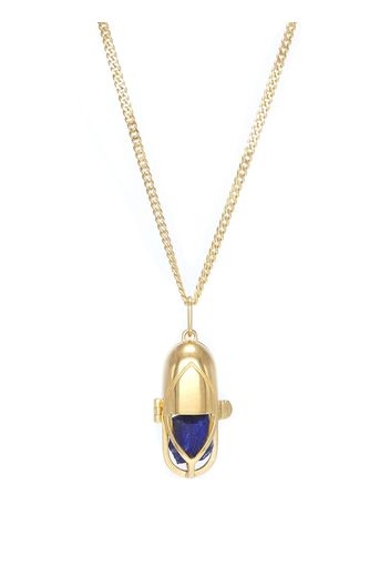 CAPSULE ELEVEN capsule crystal pendant necklace - Oro