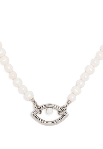 Capsule Eleven Collana con perle Eye - Bianco