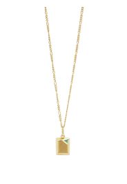 CAPSULE ELEVEN jewel beneath signet pendant necklace - Oro