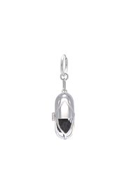 CAPSULE ELEVEN crystal capsule hoop earring - Argento