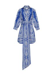 Cara Cara Leighton belted dress - Blu