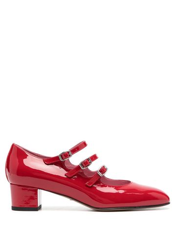 Carel Paris Pumps con fibbia Kina - Rosso