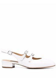 Carel Peche patent-leather slingback pumps - Bianco