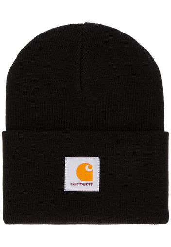 logo patch beanie