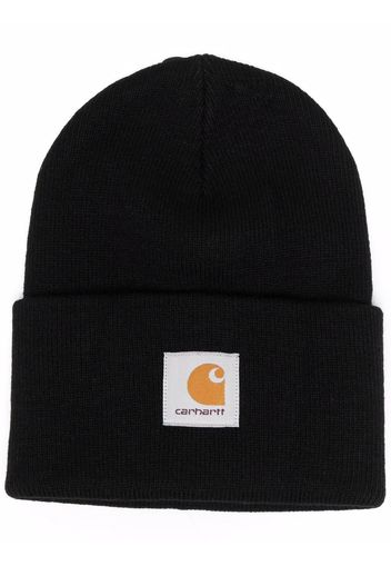 Carhartt WIP logo patch beanie - Nero