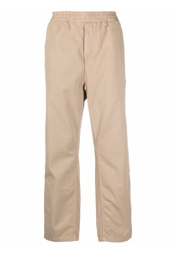 Carhartt WIP high-rise straight-leg trousers - Toni neutri