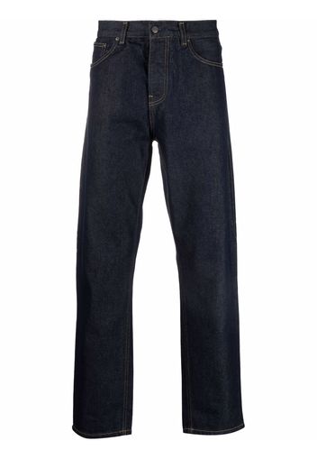 Carhartt WIP mid-rise straight-leg jeans - Blu
