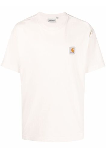 Carhartt WIP logo-patch cotton T-Shirt - Toni neutri