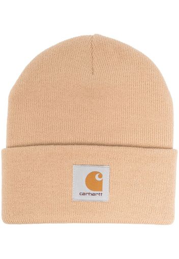 Carhartt WIP logo-patch beanie - Toni neutri