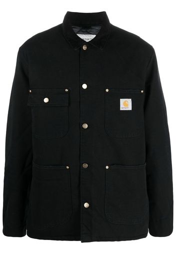 Carhartt WIP logo-patch shirt jacket - Nero