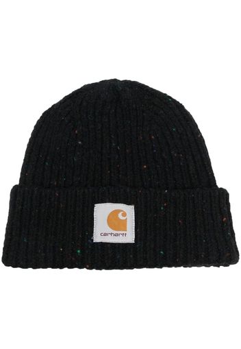 Carhartt WIP Anglistic logo-patch beanie - Nero