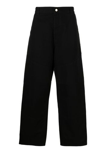 Carhartt WIP Wide Panel logo-patch trousers - Nero