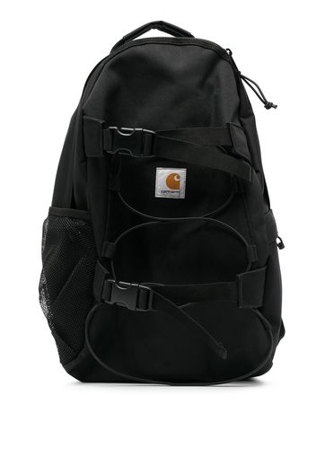 Carhartt WIP logo-patch zip-up backpack - Nero