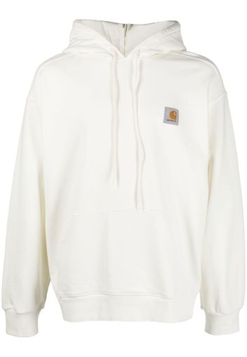 Carhartt WIP Nelson cotton hoodie - Bianco