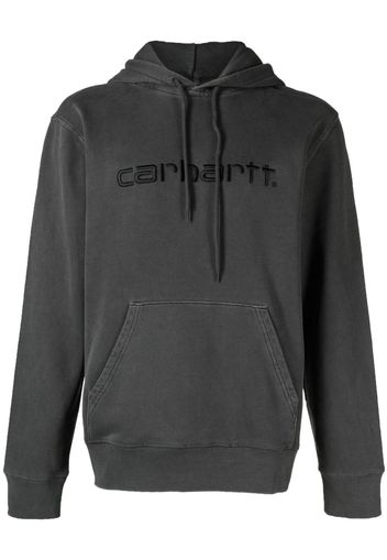 Carhartt WIP embroidered-logo hoodie - Grigio