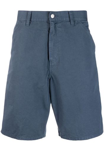 Carhartt WIP logo-patch cotton chino shorts - Blu