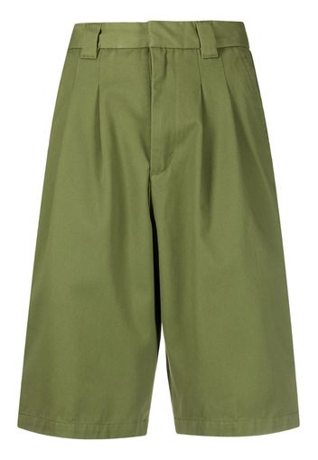 Carhartt WIP logo-patch knee-length shorts - Verde