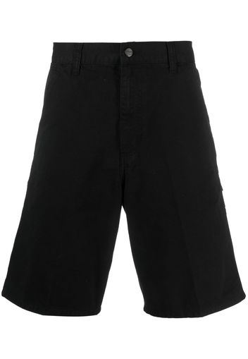 Carhartt WIP logo-patch knee-length shorts - Nero