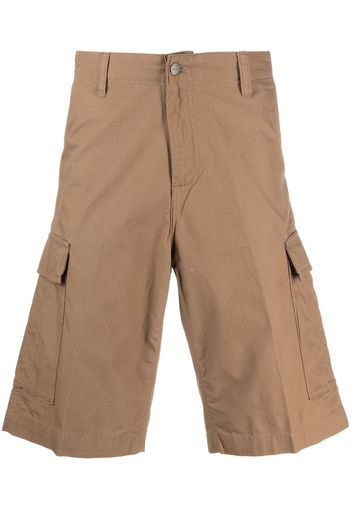 Carhartt WIP logo-patch cotton cargo shorts - Toni neutri