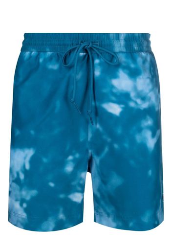 Carhartt WIP tie-dye print swim shorts - Blu